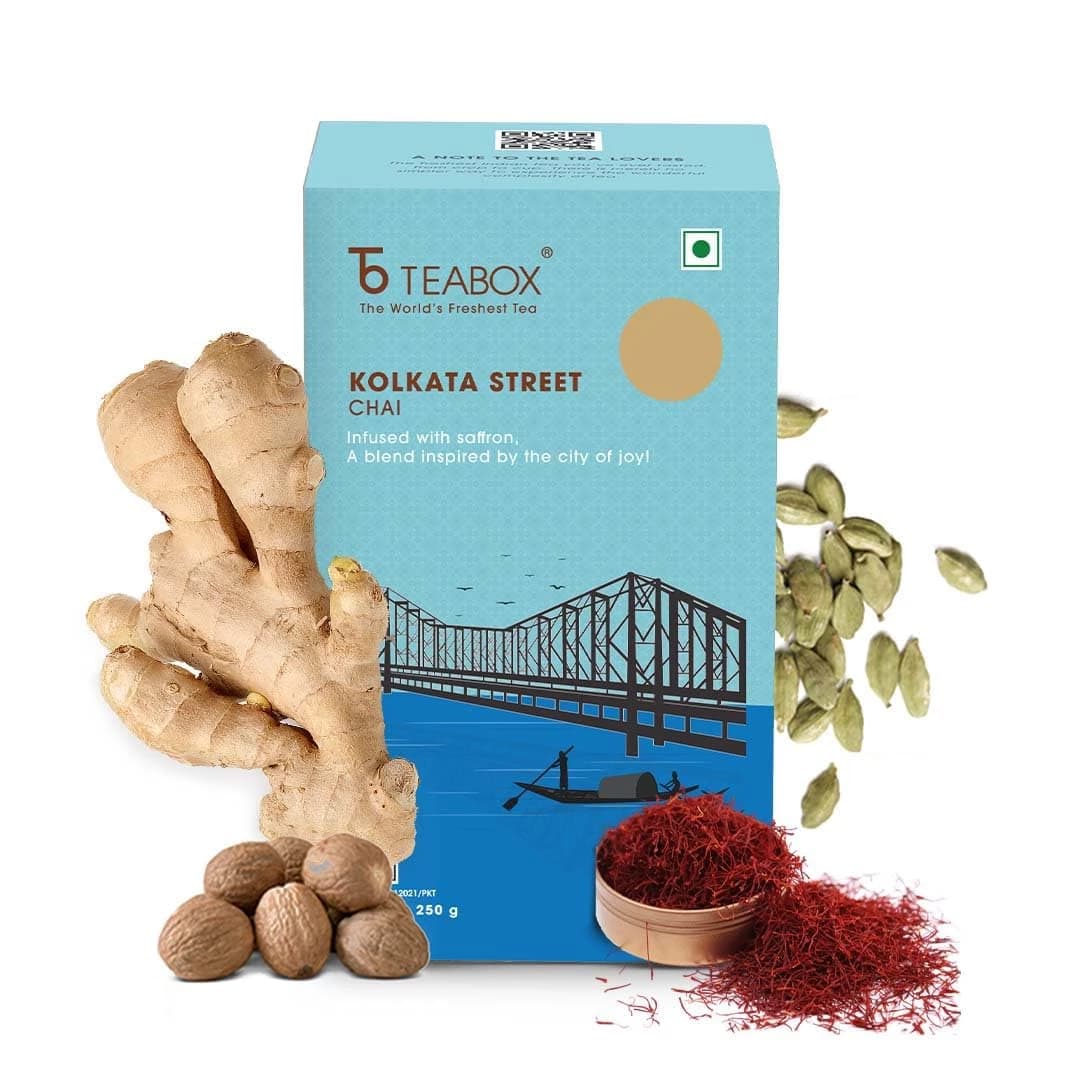 Buy Teabox Kolkata Street Chai Online - OLRAA Indian Snacks