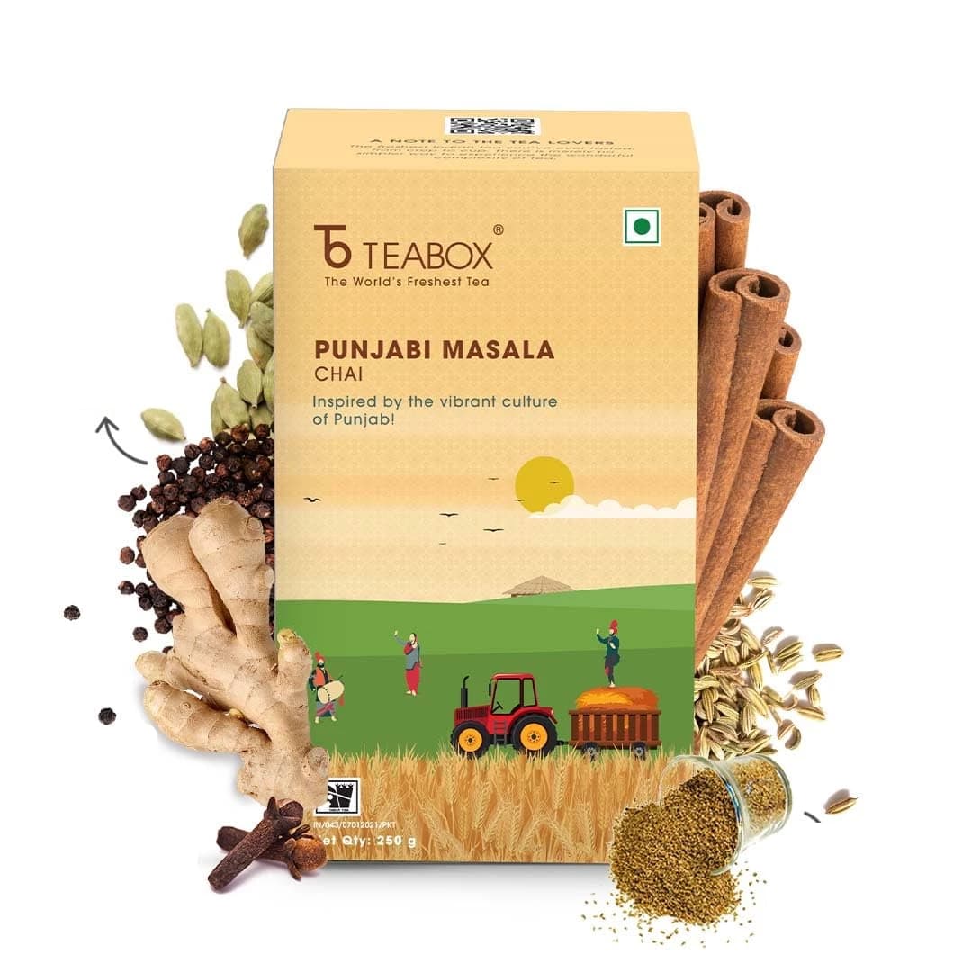Buy Teabox Punjabi Masala Chai Online - OLRAA Indian Snacks