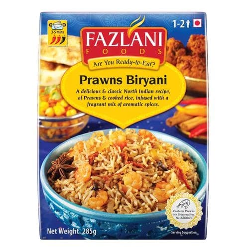 Buy Fazlani Foods Prawns Biryani Online - OLRAA Indian Snacks
