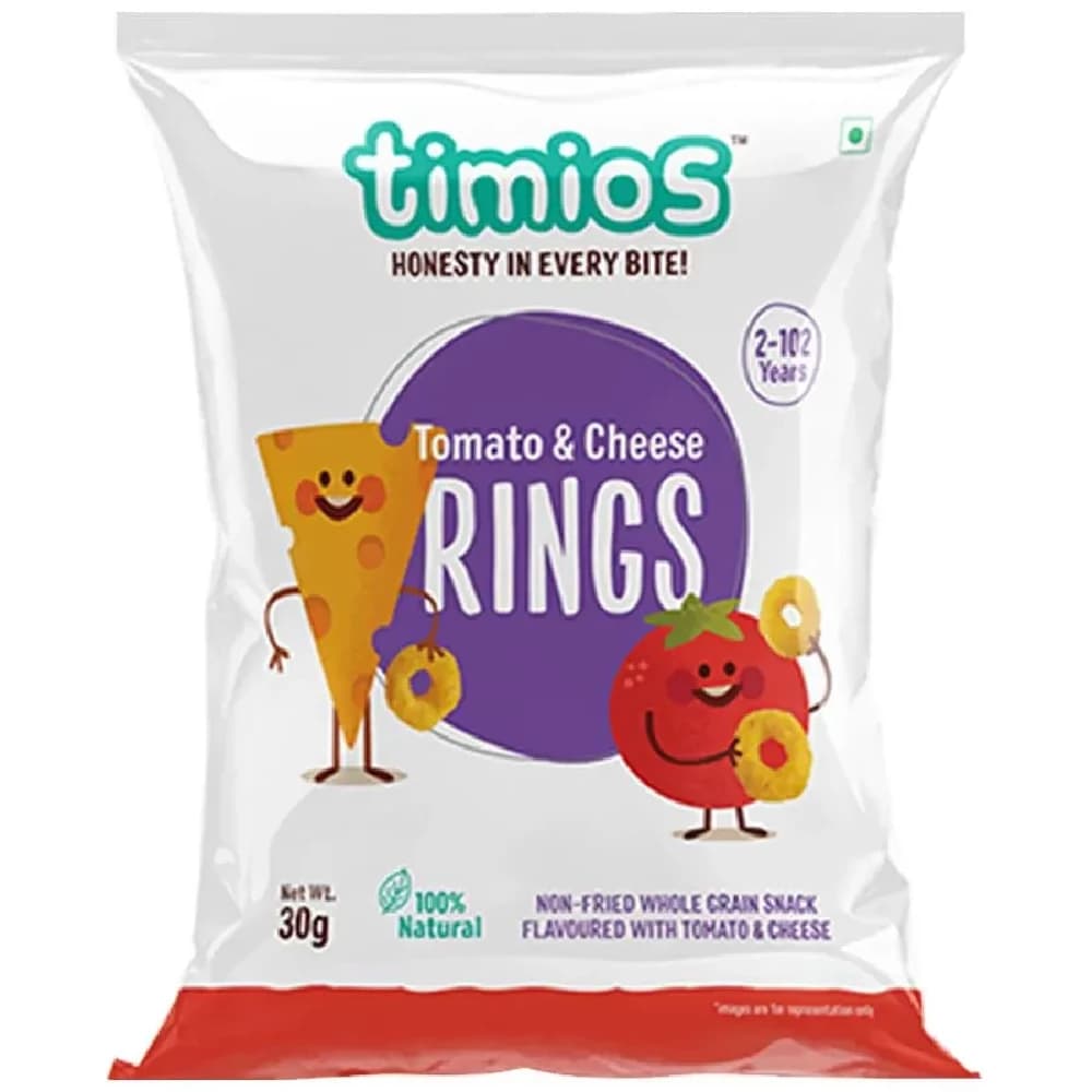 Buy Timios Tomato & Cheese Rings Online - OLRAA Indian Snacks