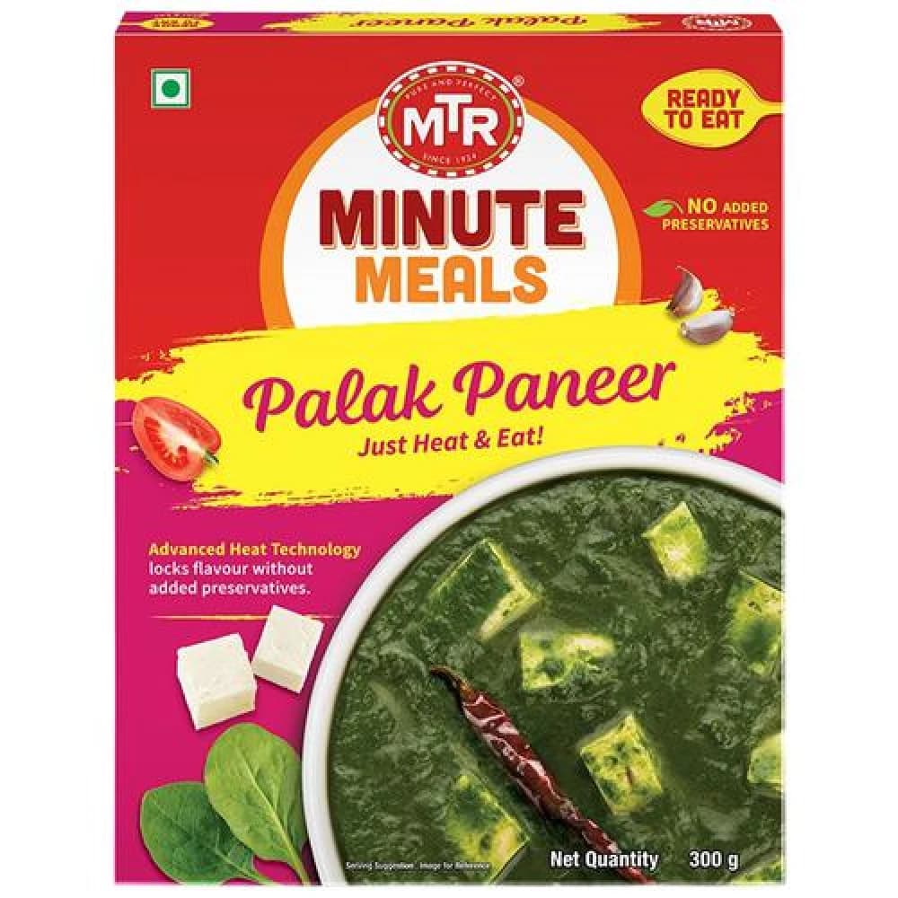 Buy MTR Ready To Eat Palak Paneer Online - OLRAA Indian Snacks