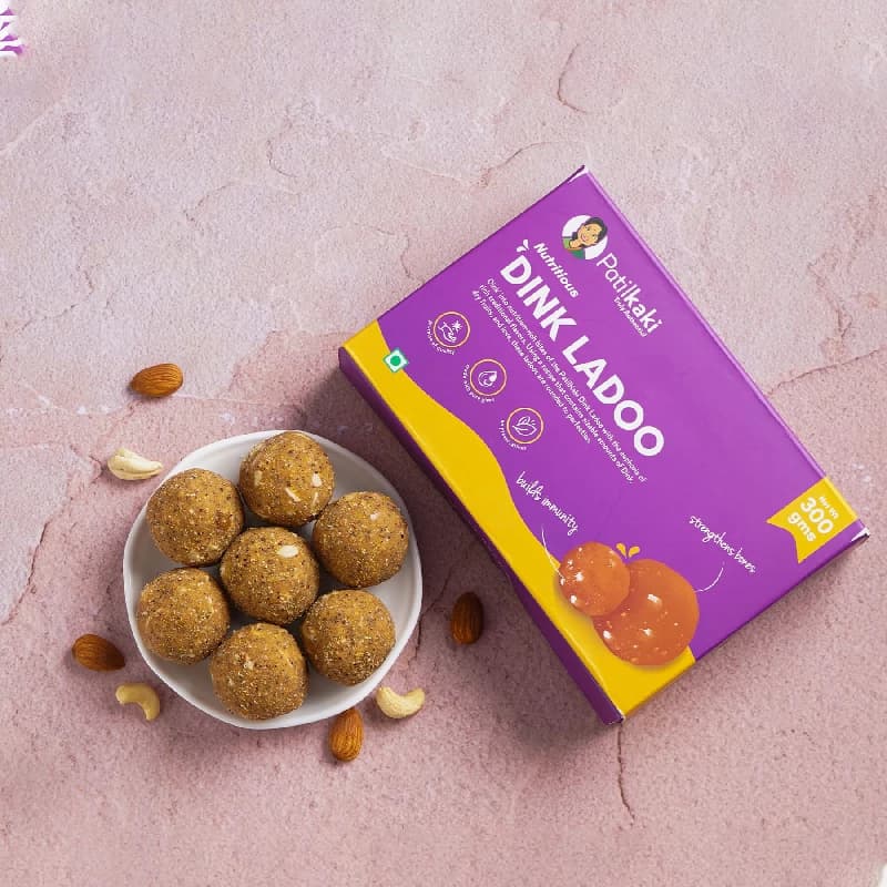 Buy Patil Kaki Dink Ladoo Online - OLRAA Indian Snacks