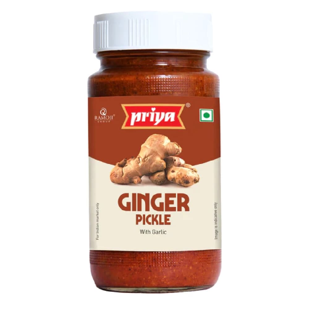 Buy Priya Ginger Pickle Online - OLRAA Indian Snacks