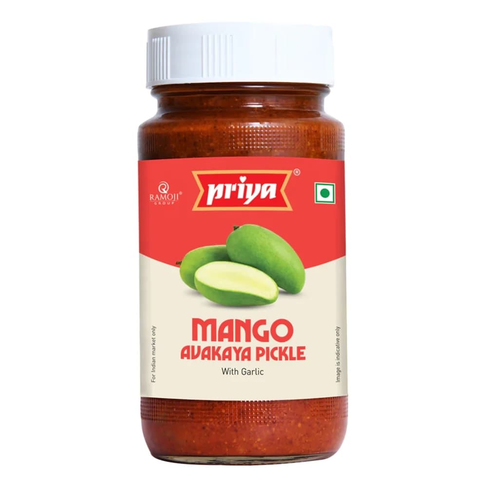 Buy Priya Mango Avakaya Pickle Online - OLRAA Indian Snacks