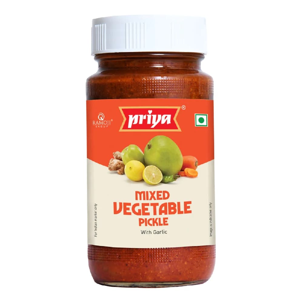 Buy Priya Mixed Vegetable Pickle Online - OLRAA Indian Snacks