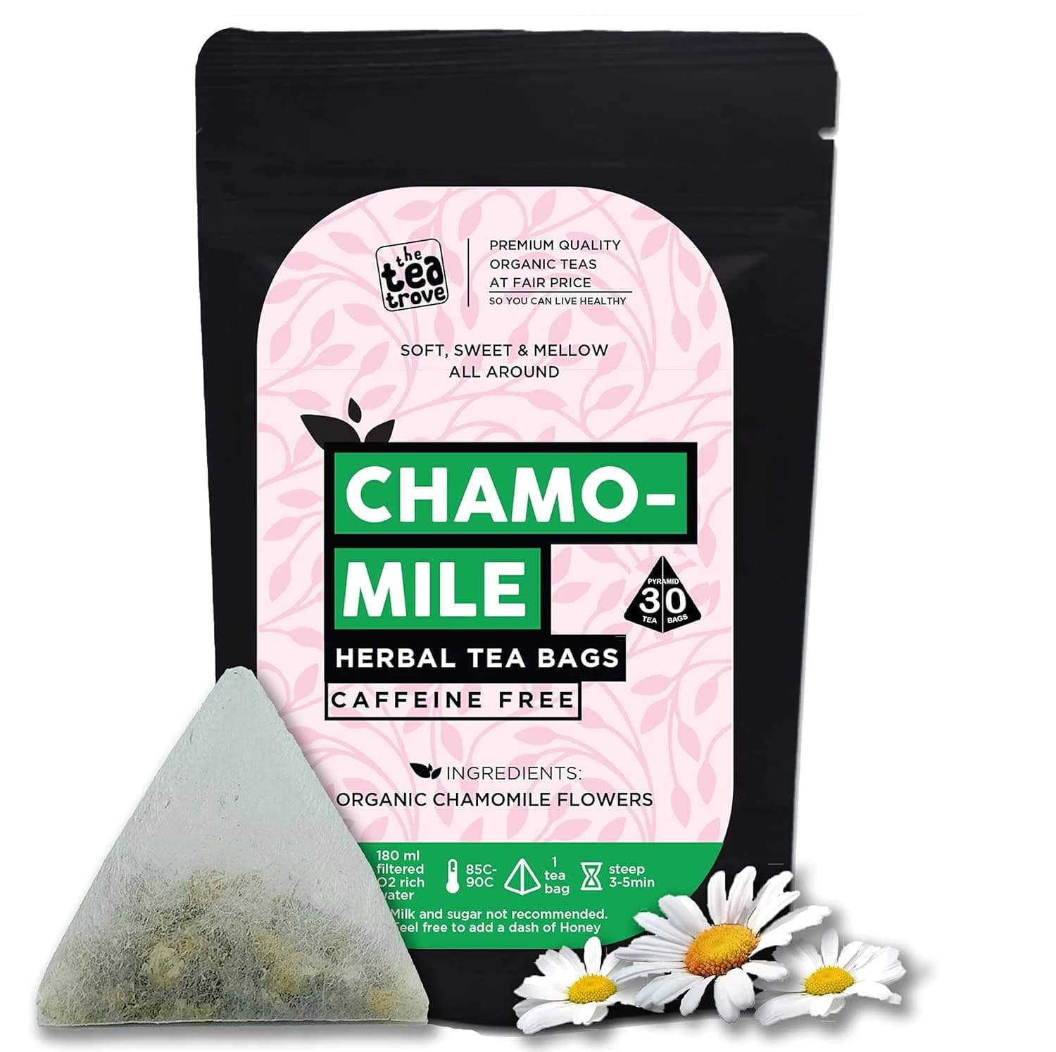 Buy The Tea Trove Chamomile Tea Bags Online - OLRAA Indian Snacks