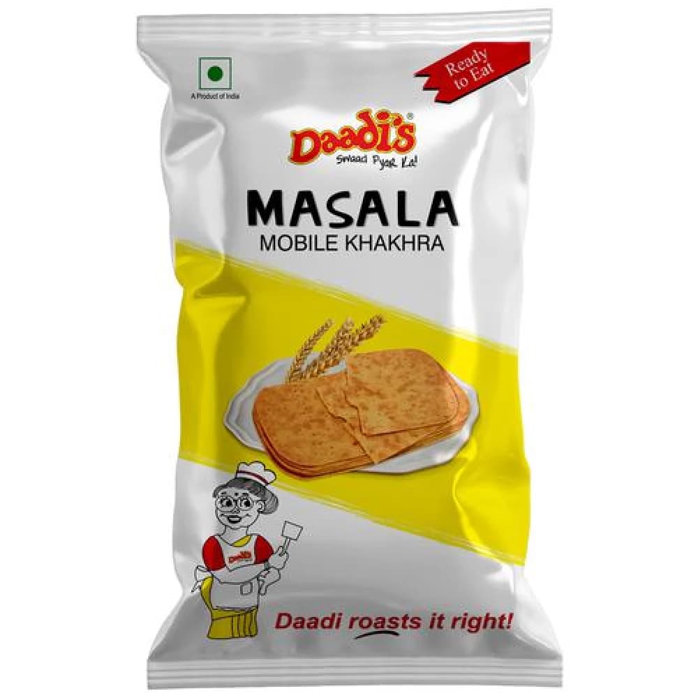 Buy Daadis Mobile Khakhra - Masala Online - OLRAA Indian Snacks