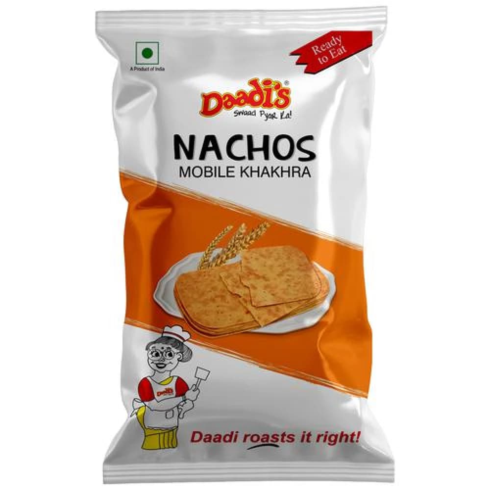 Buy Daadis Mobile Khakhra - Nachos Online - OLRAA Indian Snacks