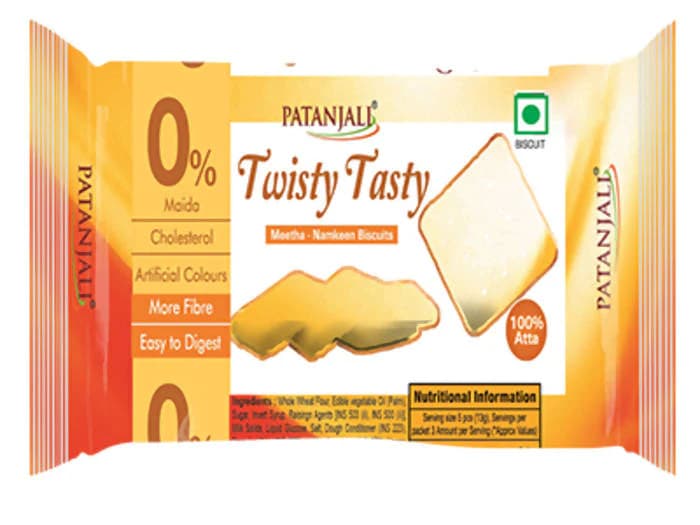 Buy Patanjali Twisty Biscuits Online - OLRAA Indian Snacks