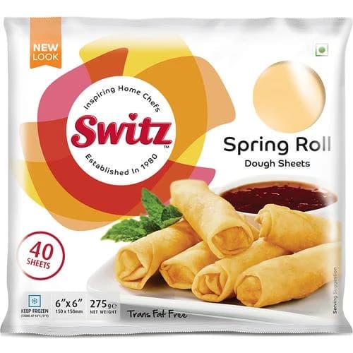 Buy Switz Spring Roll Sheets - 8X8 Online - OLRAA Indian Snacks
