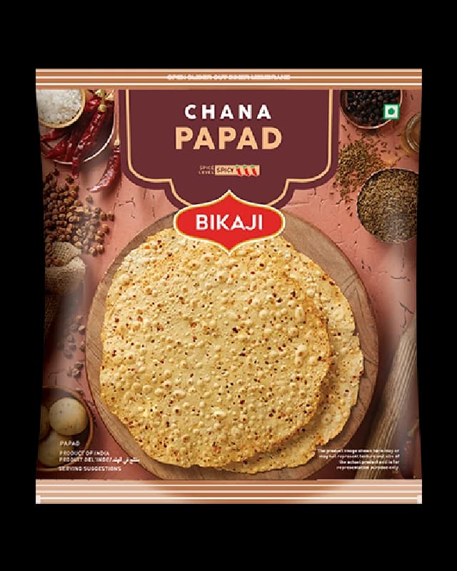 Buy Bikaji Chana Papad Online - OLRAA Indian Snacks