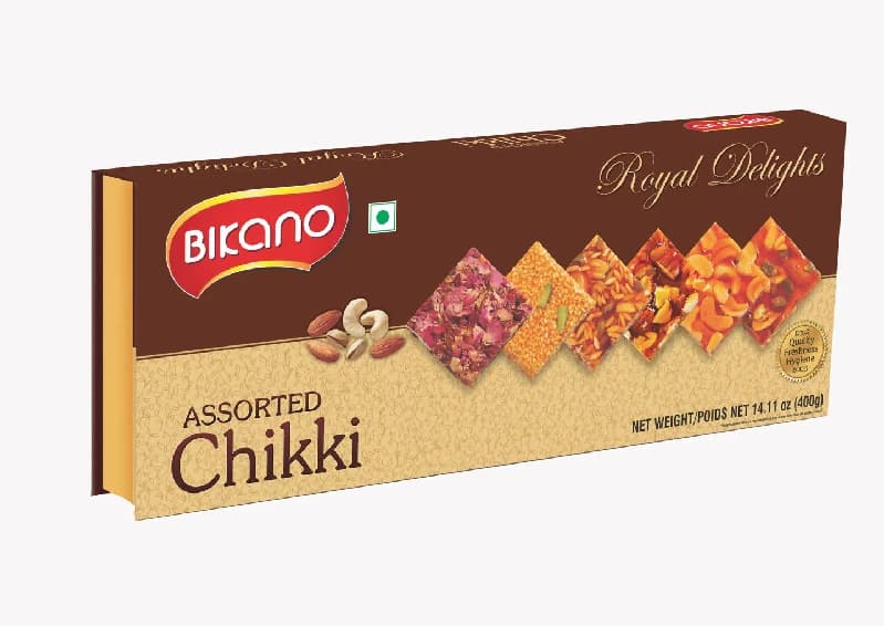 Buy Bikano Assorted Chikki Online - OLRAA Indian Snacks