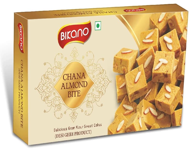 Buy Bikano Chana Almond Bite Online - OLRAA Indian Snacks