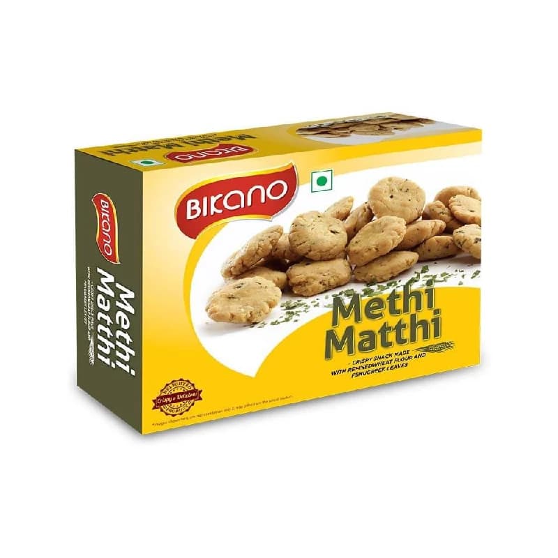 Buy Bikano Methi Matthi Online - OLRAA Indian Snacks