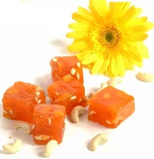 Buy Punjabi Ghasitaram Halwai Cashew Karachi Halwa Online - OLRAA Indian Snacks