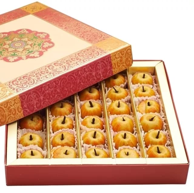 Buy Punjabi Ghasitaram Halwai Dryfruit Apple Online - OLRAA Indian Snacks