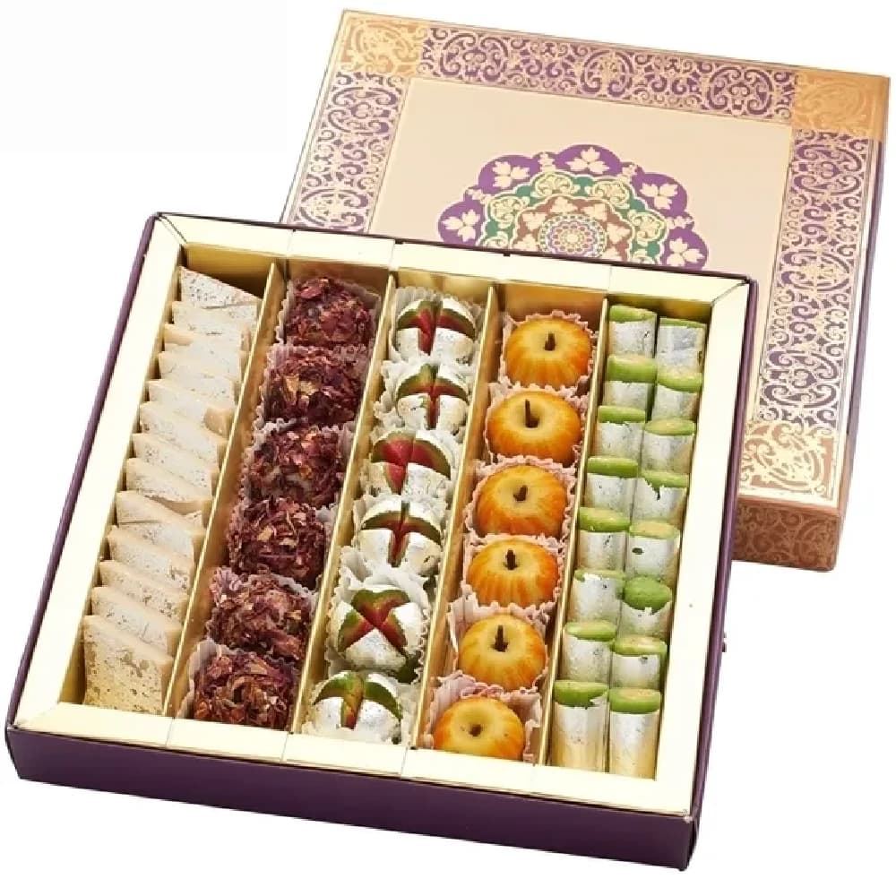 Buy Punjabi Ghasitaram Halwai Dryfruit Mix Mithai Online - OLRAA Indian Snacks