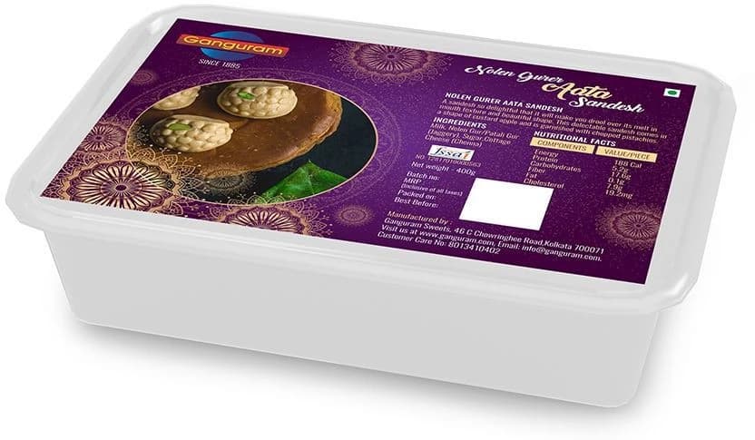 Buy Ganguram's Aata Sandesh Online - OLRAA Indian Snacks