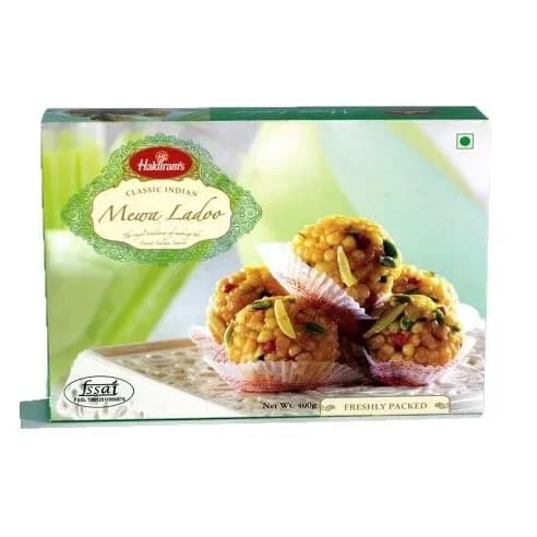 Buy Haldiram's Mewa Ladoo Online - OLRAA Indian Snacks