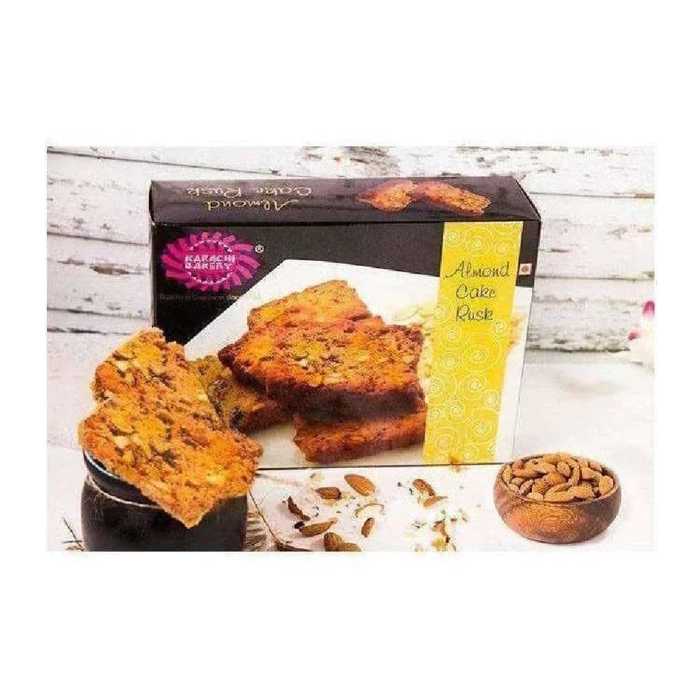 Buy Karachi Bakery Almond Cake Rusk Online - OLRAA Indian Snacks