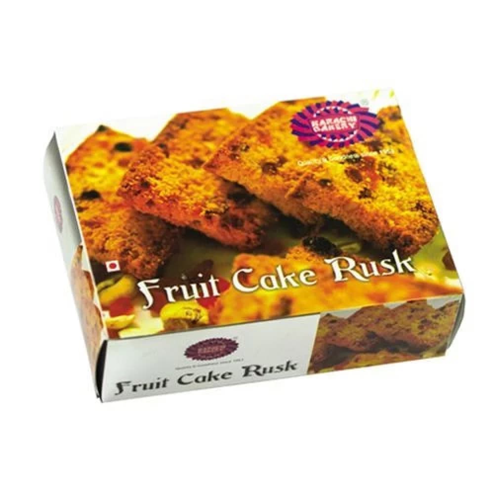 Buy Karachi Bakery Fruit Cake Rusk Online - OLRAA Indian Snacks
