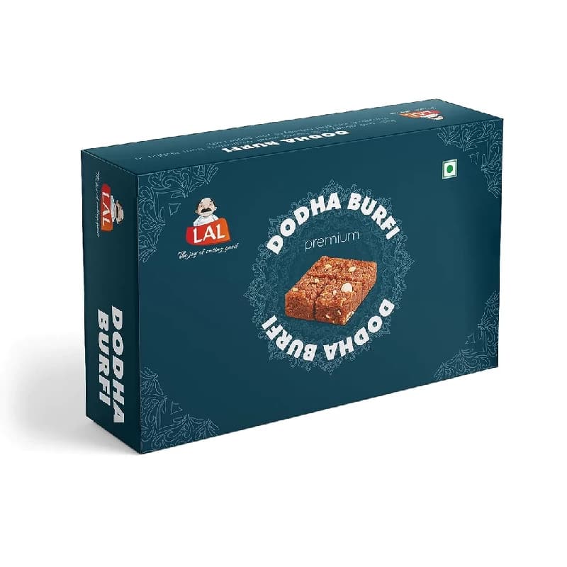 Buy Lal Sweets Dodha Burfi Online - OLRAA Indian Snacks