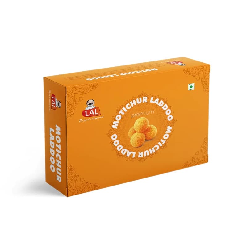 Buy Lal Sweets Motichur Laddoo Online - OLRAA Indian Snacks