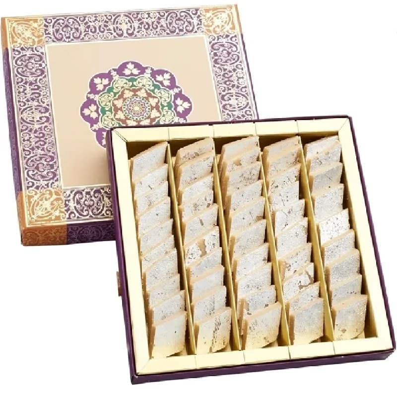 Buy Punjabi Ghasitaram Halwai Pure Kaju Katli Online - OLRAA Indian Snacks