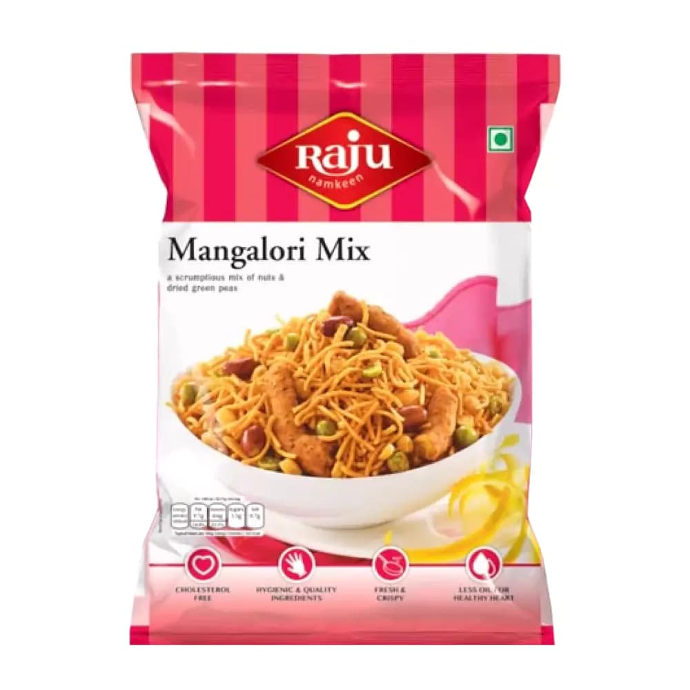 Buy Raju Namkeen Mangalori Mix Online - OLRAA Indian Snacks