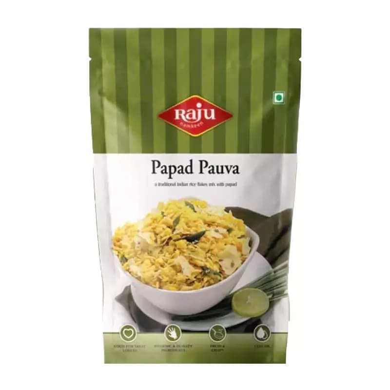 Buy Raju Namkeen Papad Pauva Online - OLRAA Indian Snacks