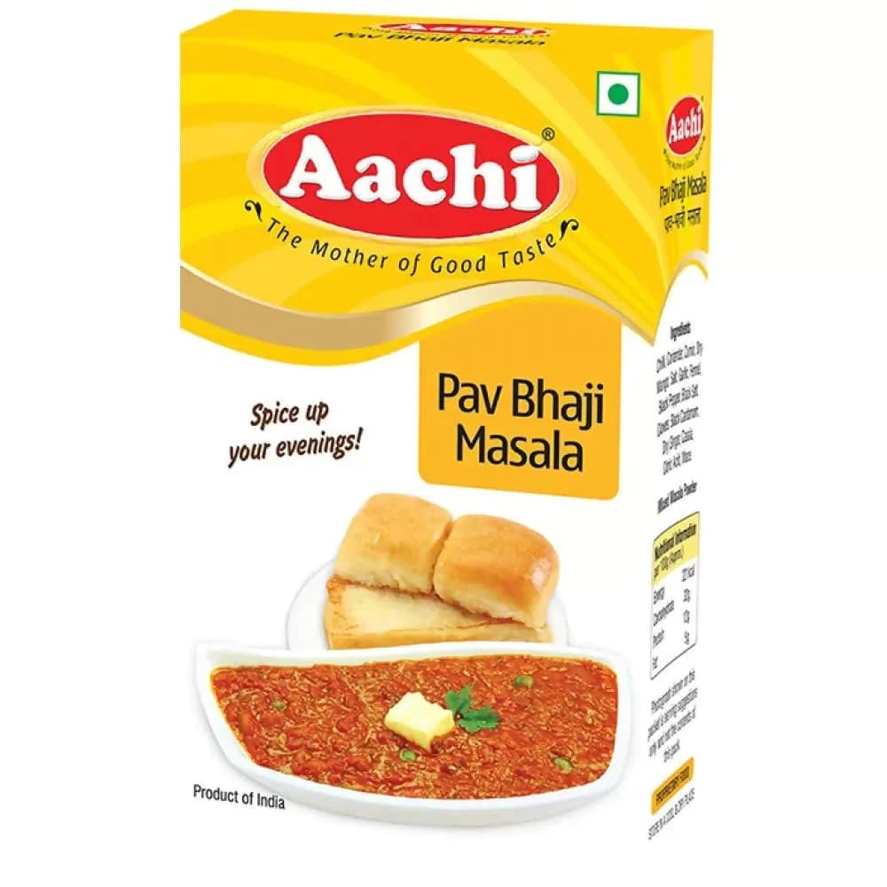 Buy Aachi Pav Bhaji Masala Online - OLRAA Indian Snacks