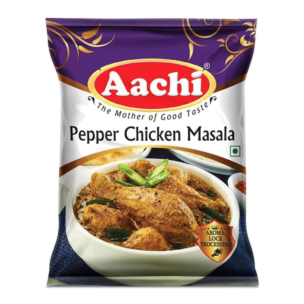 Buy Aachi Pepper Chicken Masala Online - OLRAA Indian Snacks