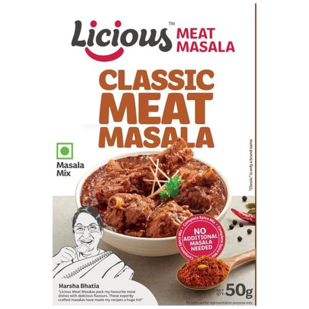 Buy Licious Meat Masala Online - OLRAA Indian Snacks