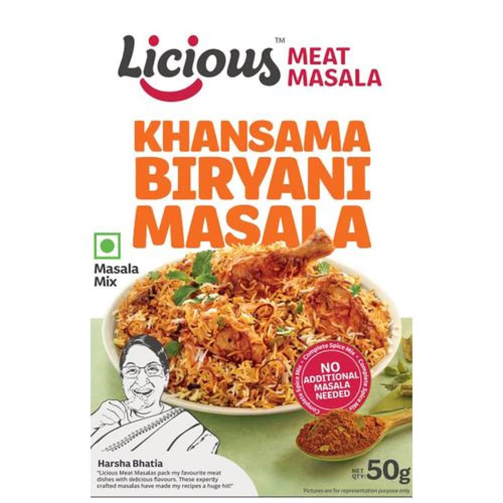 Buy Licious Khansama Biryani Masala Online - OLRAA Indian Snacks