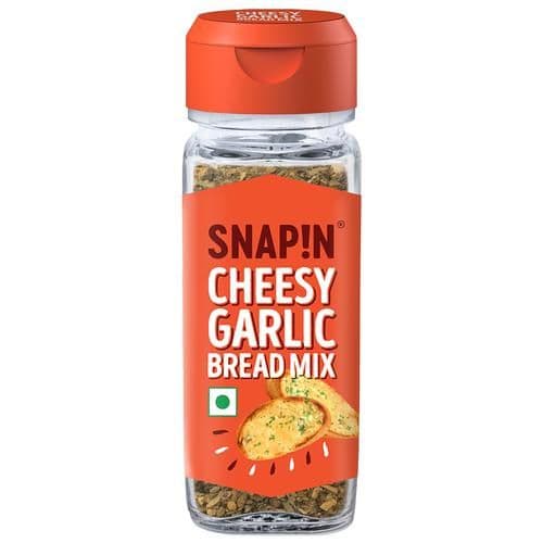 Buy Snapin Cheesy Garlic Bread Mix Online - OLRAA Indian Snacks