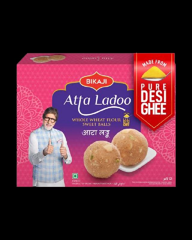 Buy Bikaji Atta Ladoo (Navrattan) Online - OLRAA Indian Snacks
