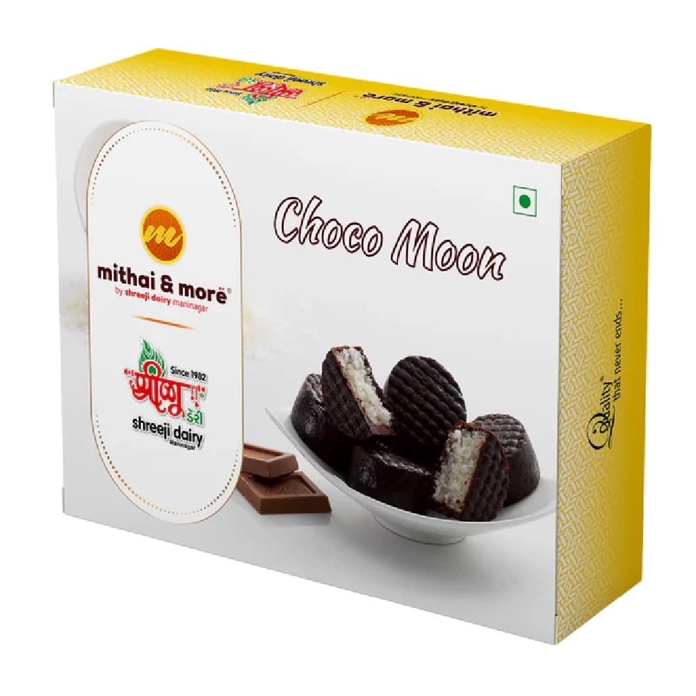 Buy Shreeji Dairy Choco Moon Penda Online - OLRAA Indian Snacks