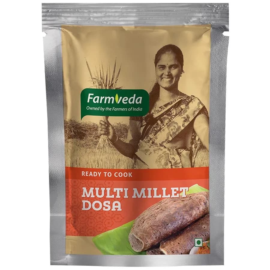 Buy Farmveda Multi Millet Dosa Online - OLRAA Indian Snacks