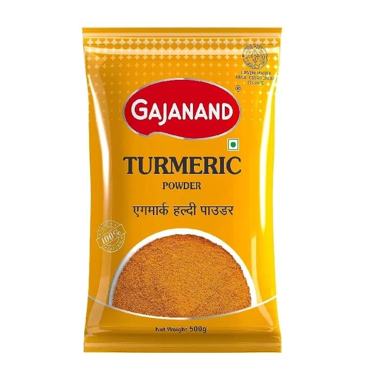 Buy Gajanand Turmeric Powder Online - OLRAA Indian Snacks