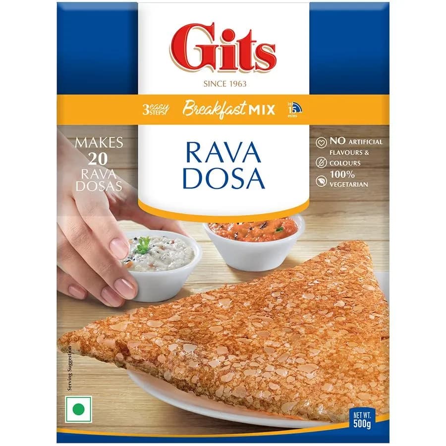 Buy Gits Rava Dosa Breakfast Mix Online - OLRAA Indian Snacks