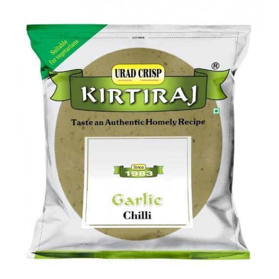 Buy Kirtiraj Green Chilli Papad Online - OLRAA Indian Snacks