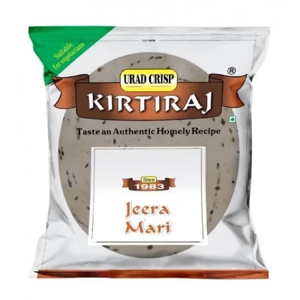 Buy Kirtiraj Jeera Mari Papad Online - OLRAA Indian Snacks