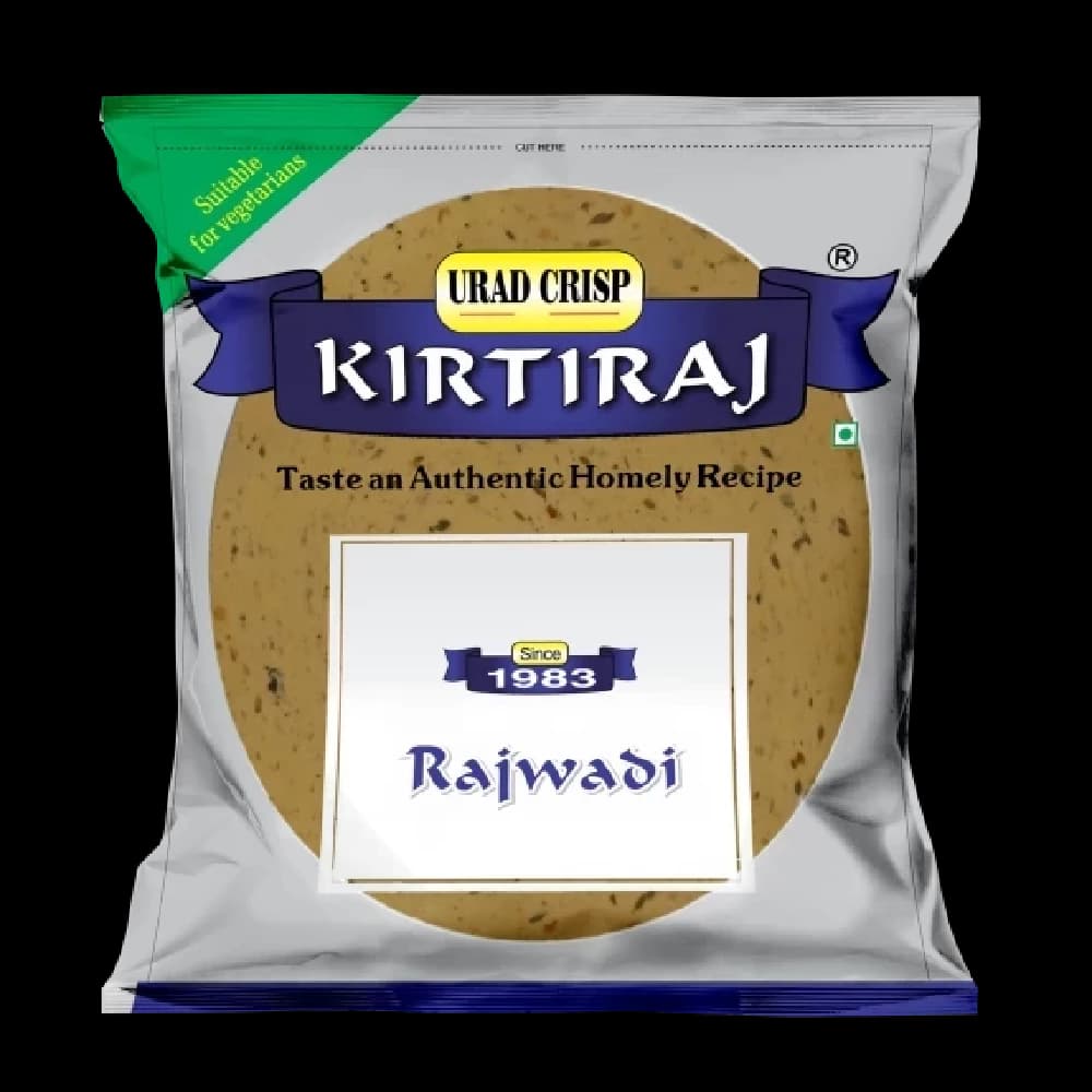 Buy Kirtiraj Rajwadi Papad Online - OLRAA Indian Snacks