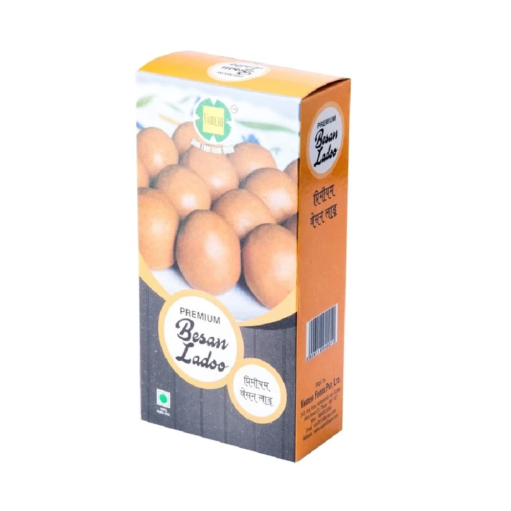 Buy Vaidehi Foods Premium Besan Ladoo Online - OLRAA Indian Snacks