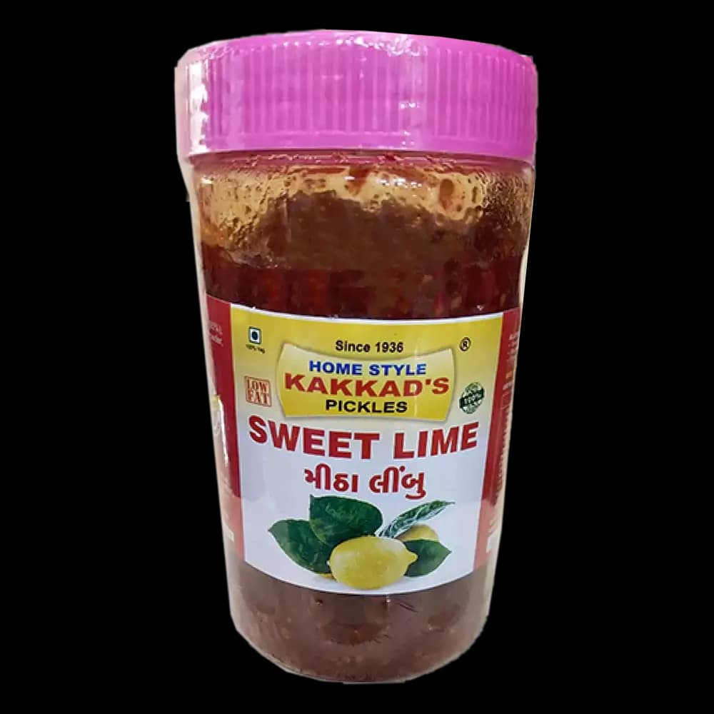 Buy Kakkad Brother Pickles Sweet Lime Pickles Online - OLRAA Indian Snacks