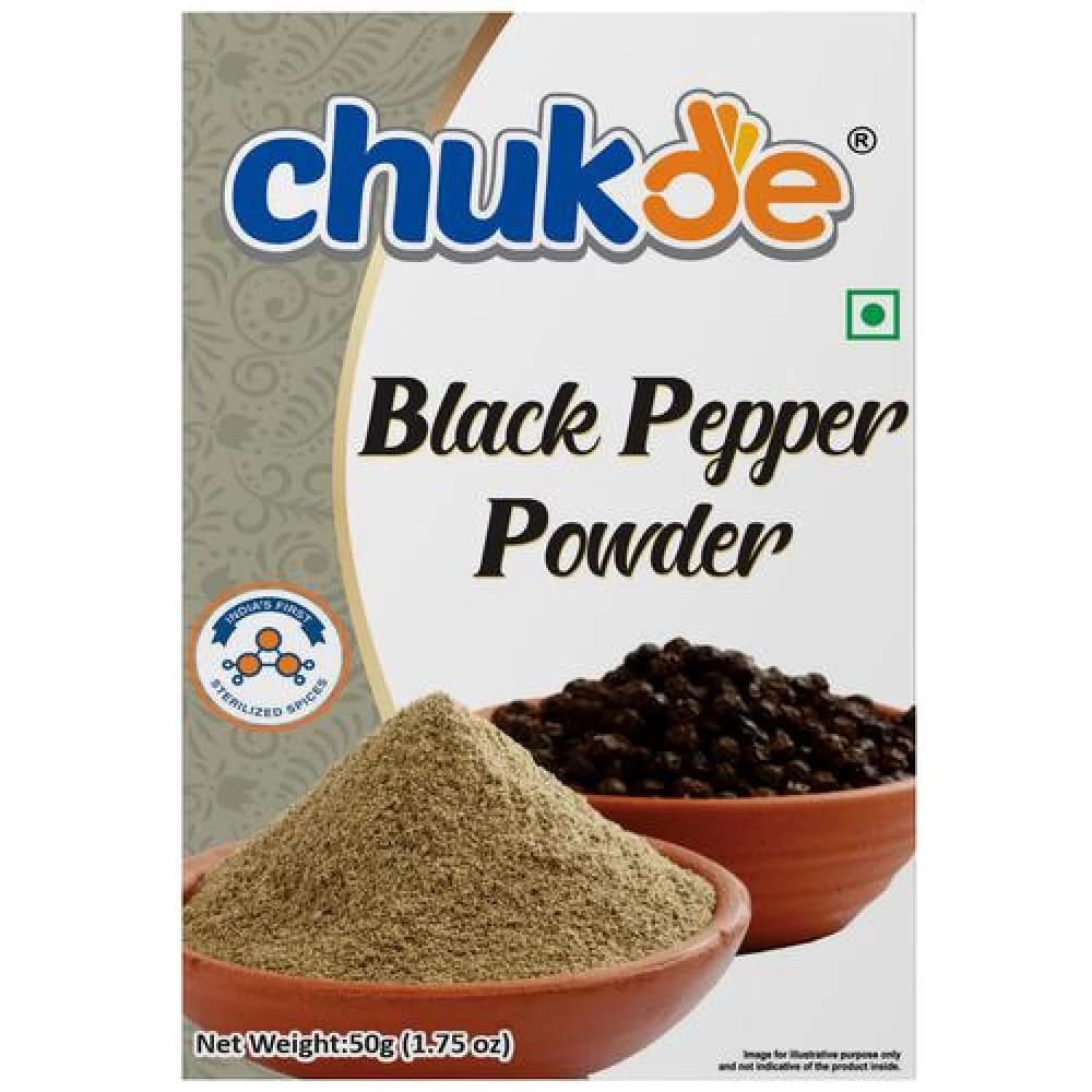 Buy Chukde Black Pepper Powder Online - OLRAA Indian Snacks