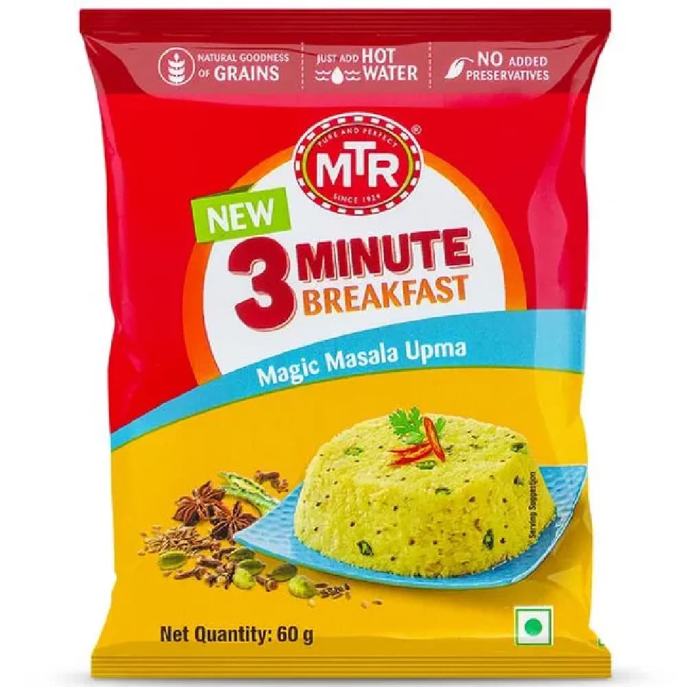 Buy MTR 3 Minute Magic Masala Upma Online - OLRAA Indian Snacks