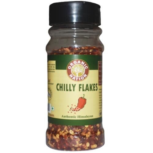 Buy Organic Nation Chilli Flakes Online - OLRAA Indian Snacks