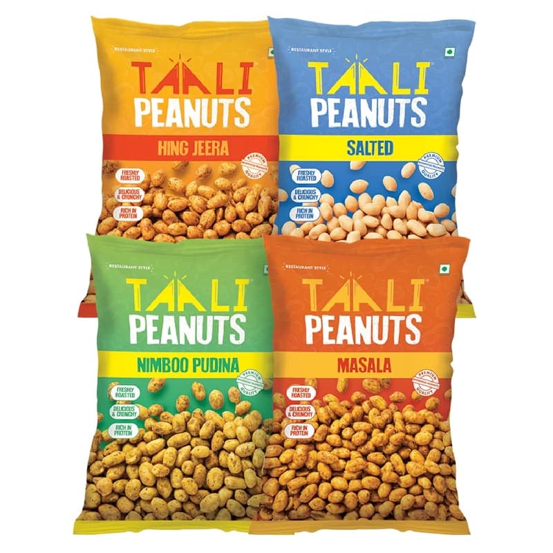Buy Taali Roasted All Flavour Peanuts Online - OLRAA Indian Snacks
