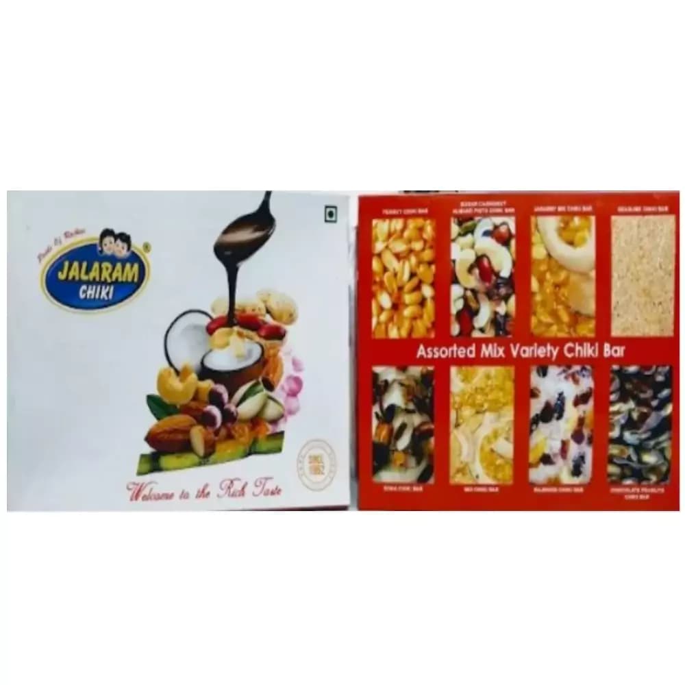 Buy Jalaram Assorted Mix Variety Chiki Online - OLRAA Indian Snacks